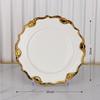 Ceramic Gold Edged Dining Plate Fish Plate Steak Plates Pasta Dish Fruit Dish Salad Bowl Soup Bowl Dessert Plates Coffee Cup Mug