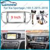 9 Inch Car Frame Fascia Adapter Canbus Box Decoder For Kia Sportage KX5 2015-2018 Android Radio Dash Fitting Panel Kit