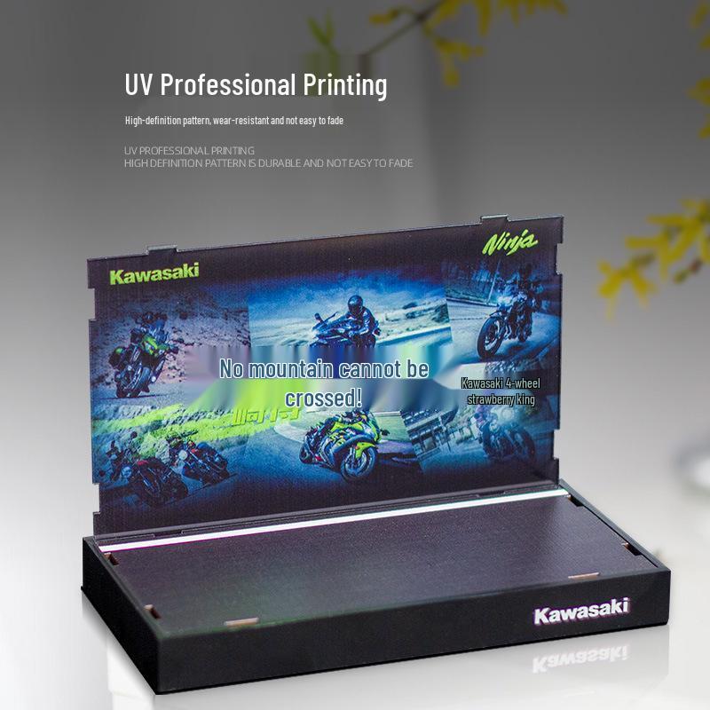 Kameka Kaku 1:18 Kawasaki Motorcycle Model Display Box - Dustproof Ornament Collection Gift