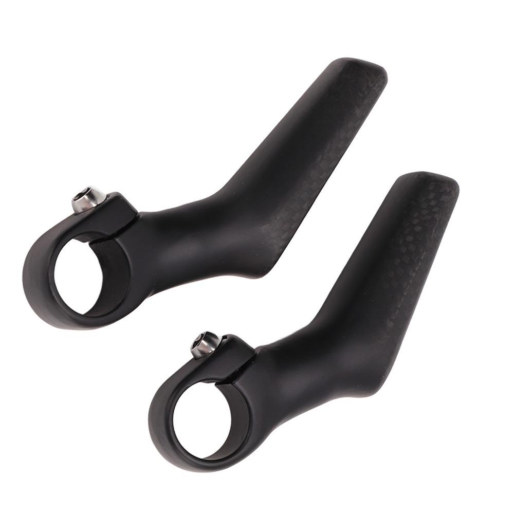

1 Pair L Shape Bike Handlebar Bar Ends Ergonomic Bike Auxiliary Handlebar Handlebar Grip Extension Matte