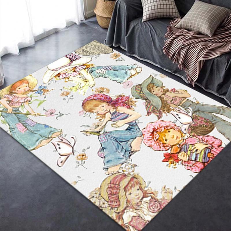 2025 New Sarah Kay Carpet Rug for Living Room Bedroom Home Sofa Decoration,Kids play Non-slip Floor Mat145