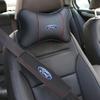 2/4PCS Car Headrest Neck Pillow Seat Belt Shoulder Pads for Ranger S-Max Focus Galaxy Mondeo Transit Tourneo Custom Ranger