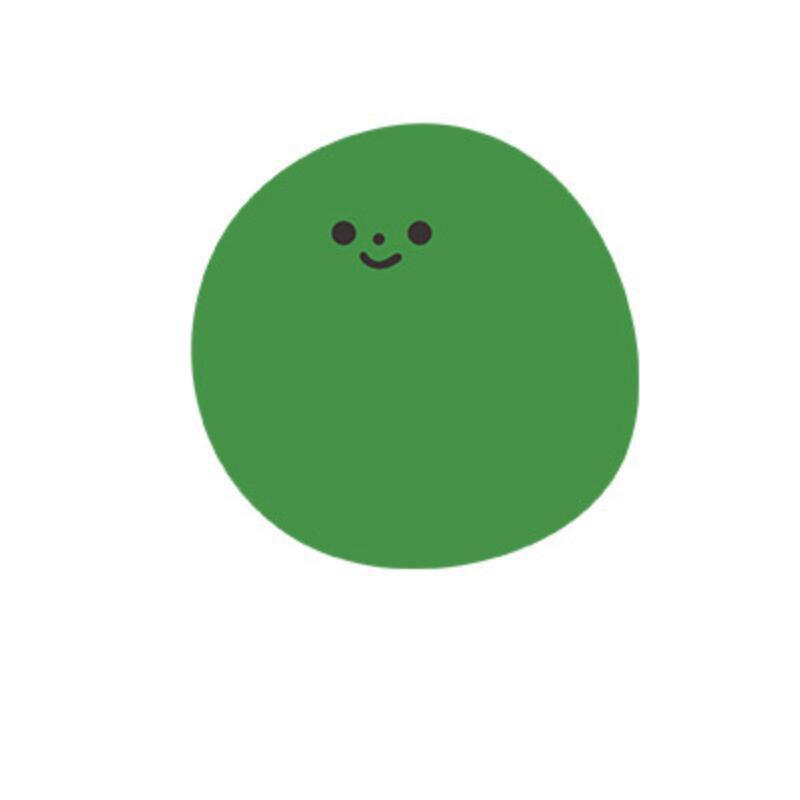 1 Piece Cartoon Adhesive Cute Kawaii Plant Notes Notepad Memo Pad Office School Supplies Stationery Sticker