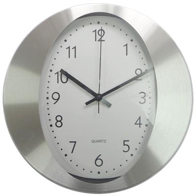 Metal Stainless Steel Silent Wall Clock Creative Fashion Living Room Aluminum Wall Clock Clock