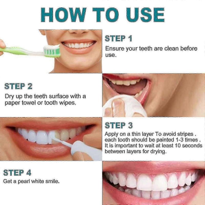 Teeth Whitening Gel, Tooth Polish, Instant Whitening Paint For Teeth, Safe And Effective For Sensitive Teeth -7340052400520