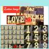 Elegant White Led Light Emitting Alphanumeric Love Sign For Birthday And Holiday Decorations