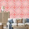 Hippie wallpaper coral background, coral background for living room and bedroom 50x1000