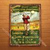 Golf Metal Sign Retro Tin Signs for Golf Course Bar Club Vintage Wall Decor Plaques Art Panting Pictures Posters Home Decoration