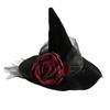 Skull Spider Witch Hat Hair Clip Gothic Style Witch Hairpins Halloween Hair Clip  Costume Party