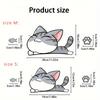 10pcs Cat Fish Car Stickers Auto Wheel Brow Bumper Sticker Scratches Cover Body Decoration Decals Motorcycle Waterproof Decals