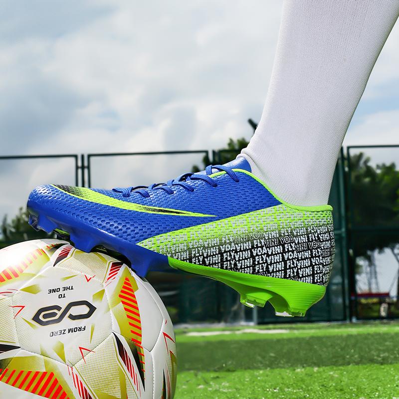 New Men Soccer Shoes Light Sneakers High-quality Football Boots Grass Cleats High-top Non-Slip Match Indoor Hot-selling Outdoor