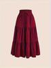 European & American Style Pleated Half Skirt