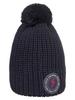 Blue Children' Hat with a Pompom Döll
