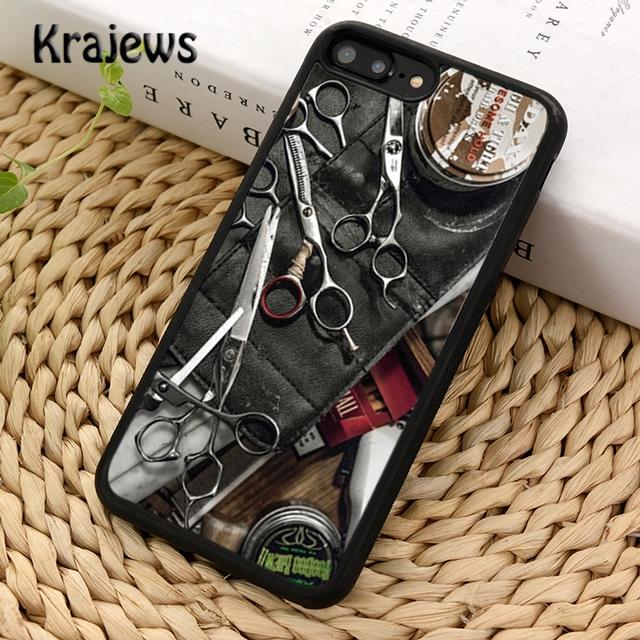 Krajews Barber Shop Hair Stylist Salon Husa telefon pentru iPhone 14 5 6s 7 8 plus XR XS 11 12 13 pro max Samsung S21 S22ultra