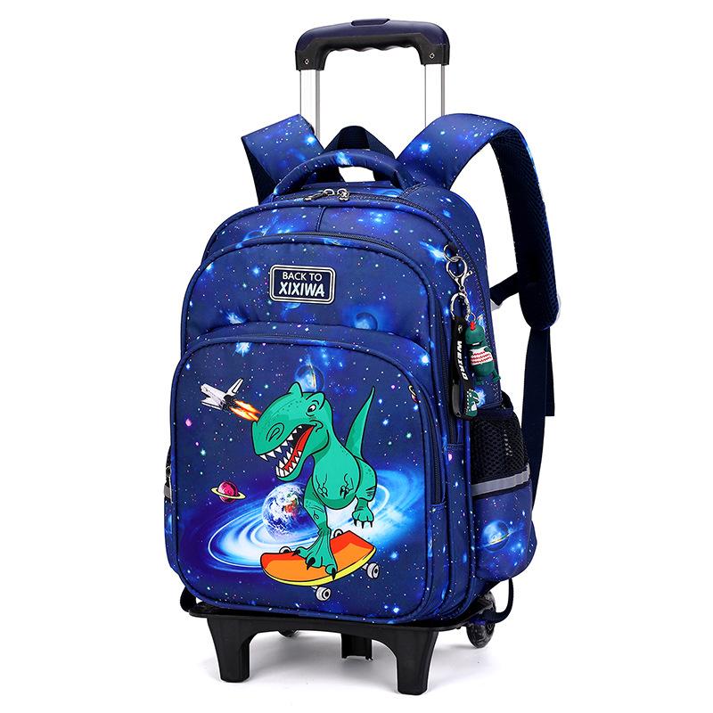 Astronaut Dinosaur Children Wheeled School Bags