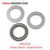 10Sets Chrome Bearing Steel Flat Needle Roller Bearing  for Plane Axial Bearing Replacement