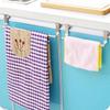 Towel Rack Over Door Towel Bar Hanging Holder Stainless Steel Bathroom Kitchen Cabinet Towel Rag Rack Shelf Hanger