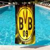 Borussia Dortmund Print Beach Towel Design, Soft, Lightweight. for Home Bathroom, Spa, Pool, Yoga, Surfing, Camping, Gift for Family, Friend