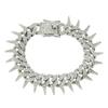 20mm Gothic Thorns Flash Full Rhinestone Miami Cuban Chain Luxury Fashion Men's Necklace For Women Hip Hop Cool Bracelet Jewelry