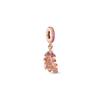 Rose Oak Leaf Charm Women Charm Rose-Gold 789552C01
