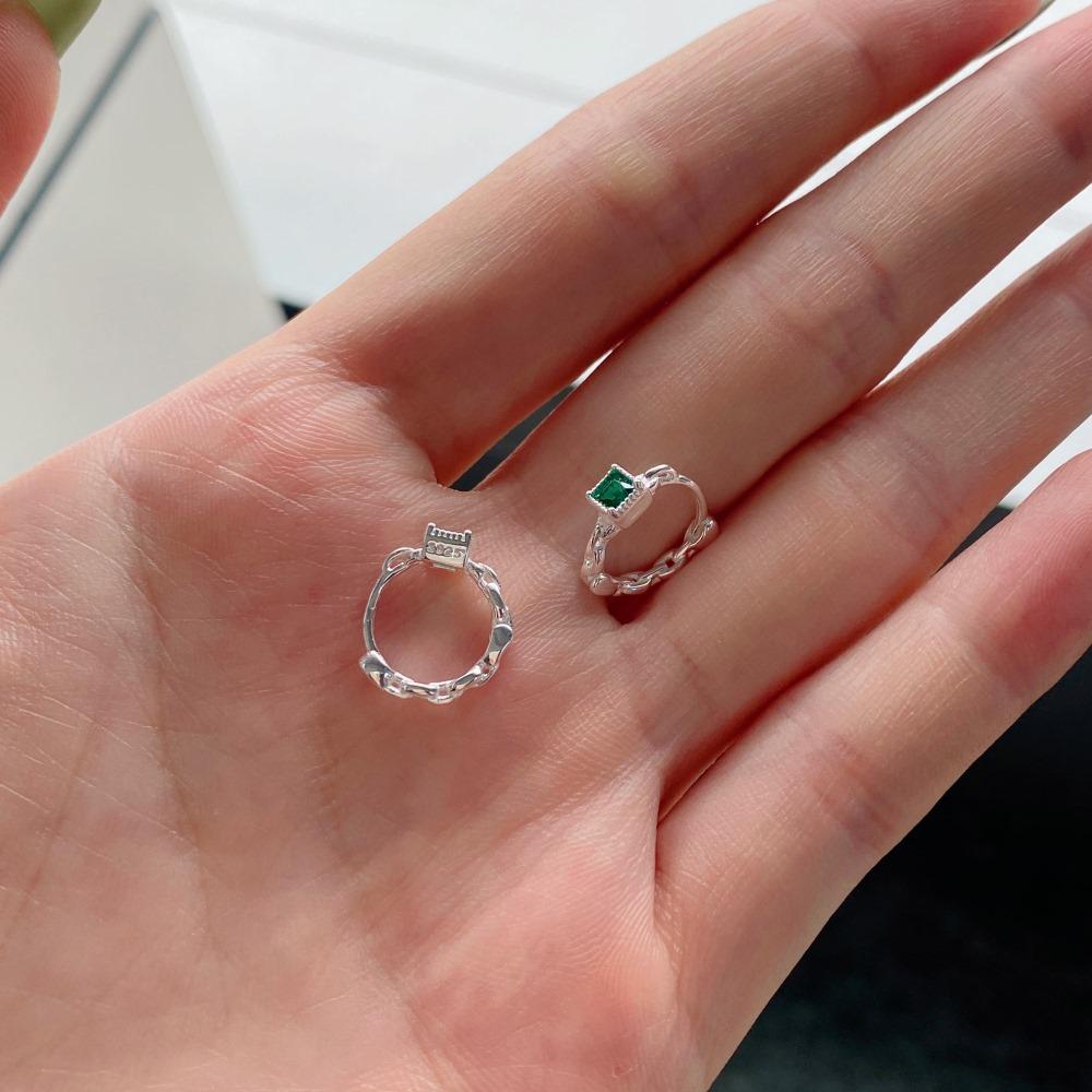 Fine Jewelry Earrings 18K Gold Plated Hypoallergenic Green 5A Cubic Zirconia S925 Sterling Silver Hoop Earrings for Women Girl