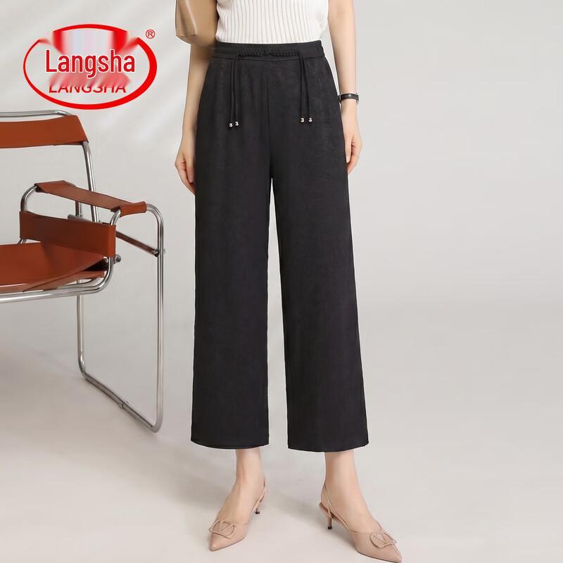 

LangSha Mom s Summer Casual Straight Wide-Leg Pants 5XL