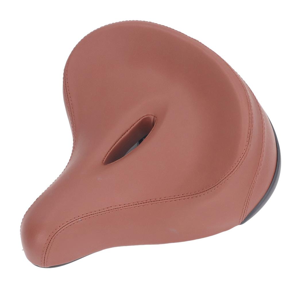 Comfortable Bike Seat for Women Men PVC Leather Shock Absorbing Foam Padded Bike Saddle Cushion Replacement for Mountain Road Bike