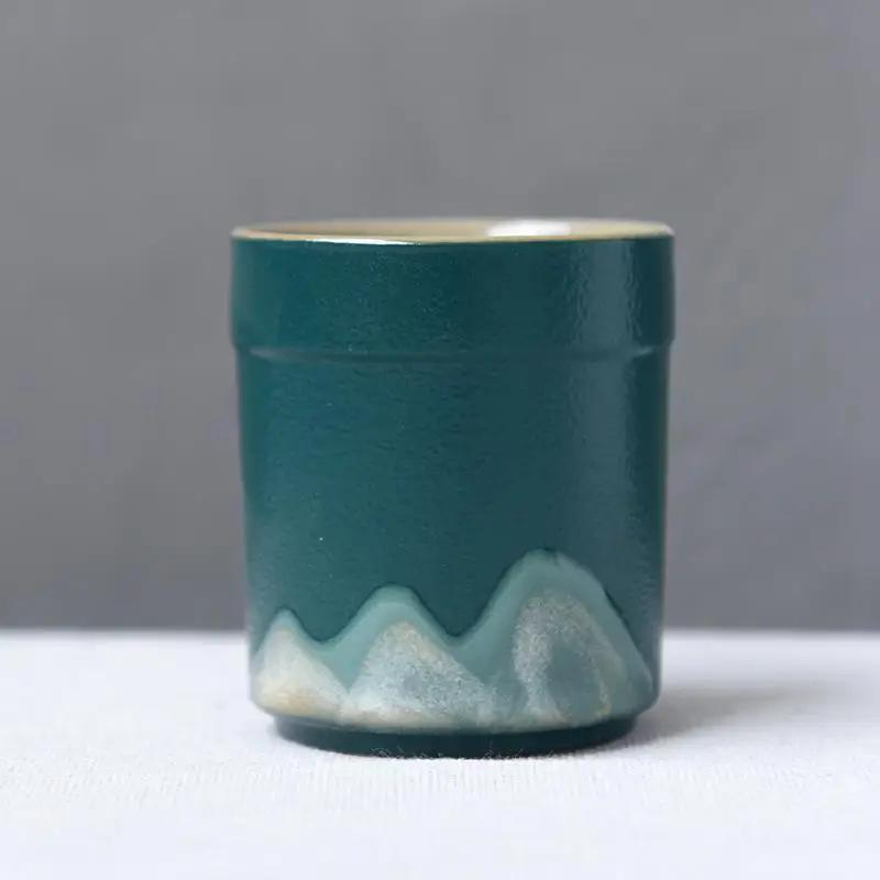 New Vintage Ceramics Cups Japanese Stoneware Porcelain 128ml Tea Mug Healthy Lifestyle Kung Fu Tea  Sake Coffee Cups Drinkware