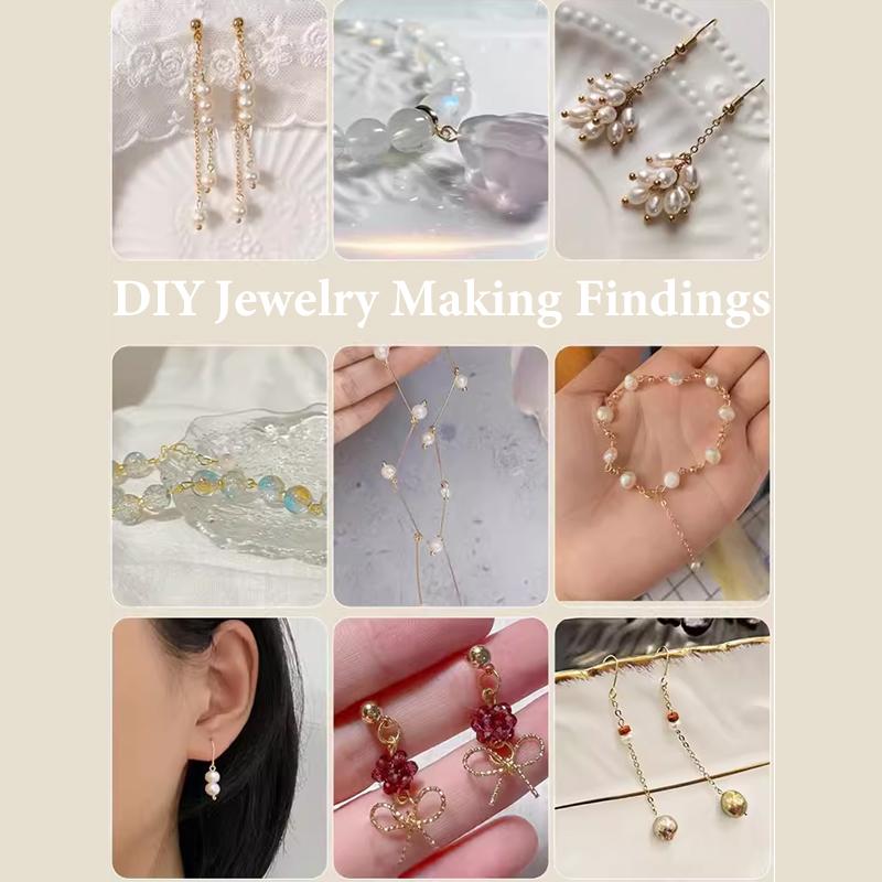 50Pcs/Lot Pins For Jewelry 14K Real Gold Plated 18mm 20mm 26mm 30mm 35mm Pins With Ball For DIY Bracelet Accessories