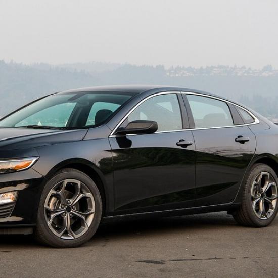 6X Door Trim Pillar Posts Black Cover Decorations For 2016- Chevrolet Malibu