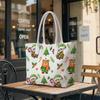 Christmas Cute Pattern Tote Bag Portable Handbag For Daily Shopping Travel Lightweight Carryall Bag