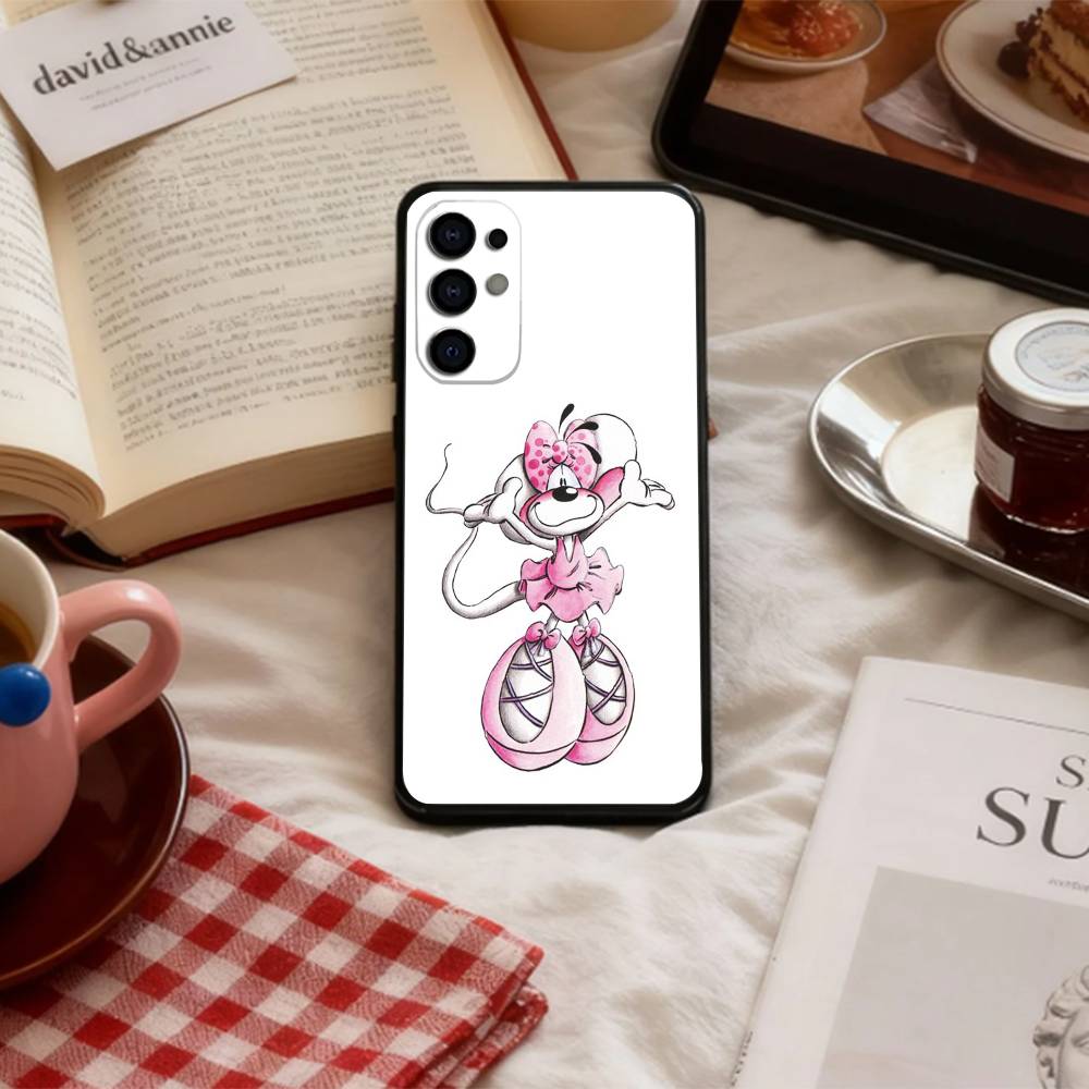LOVELY D-Diddl Phone Case For Samsung S 25,24,23,22,30,21,10,9,Ultra,Plus,Lite,FE,4,5 G Soft Black Case