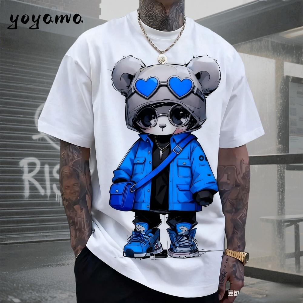MDHAO xin nan zhuang  3D txu Heren T-shirts Hip Hop Beer Patroon 3D Print Herenkleding Zomer Nieuwe Streetwear Oversized Unisex T-shirt Harajuku Herenkleding XS