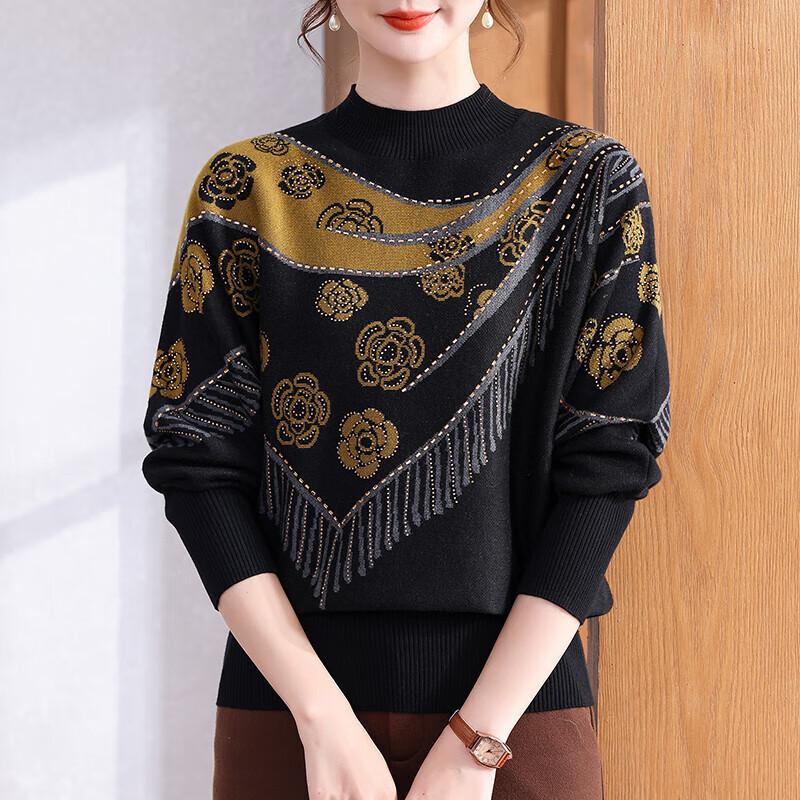 

XUEXI Women s Stylish Autumn/Winter Knit Sweater 3XL