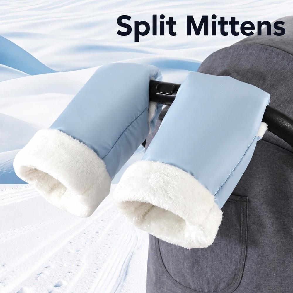 Waterproof Stroller Hand Muff Windproof Handlebar Hand Warmer for Baby Pram Pushchair Handlebar