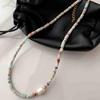 Elegant Beaded Freshwater Pearl Clavicle Necklace for Women