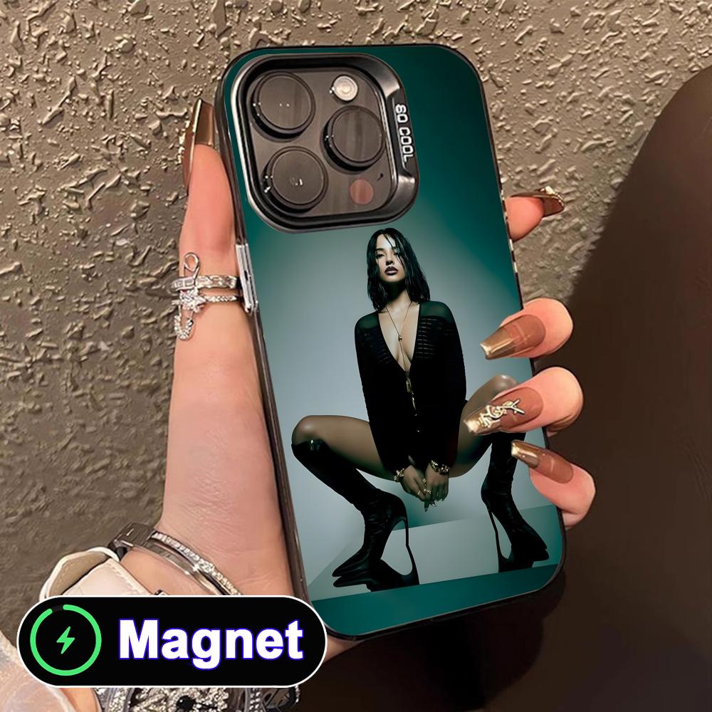 

Fashion Becky G Translucent MagSafe Mobile Phone Case for iPhone 17 16 15 14 13 12 11 Air Pro Max Plus Colorful Cover iPhone 11