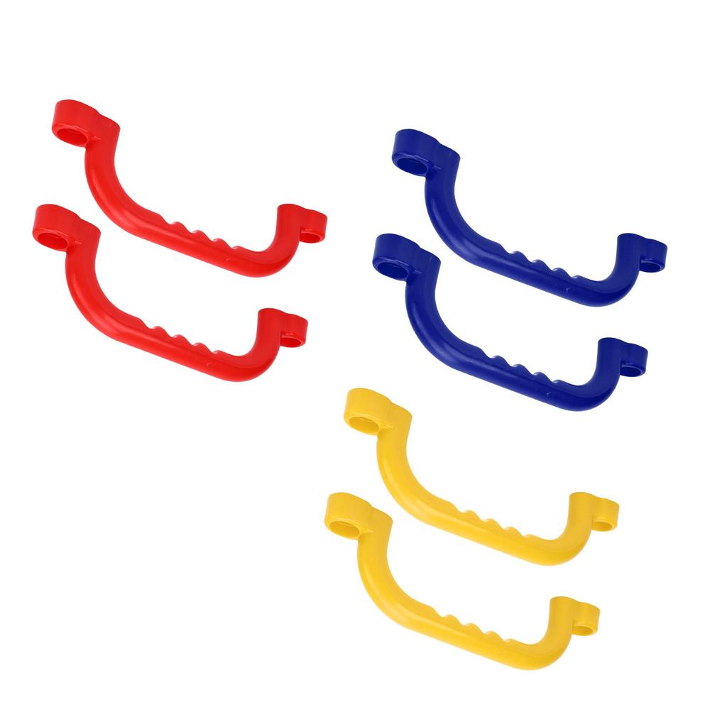 2PCS Kids Toy Handles Reusable Plastic Playground Safe Grab Handle for Outdoor Climbing Amusement Eq