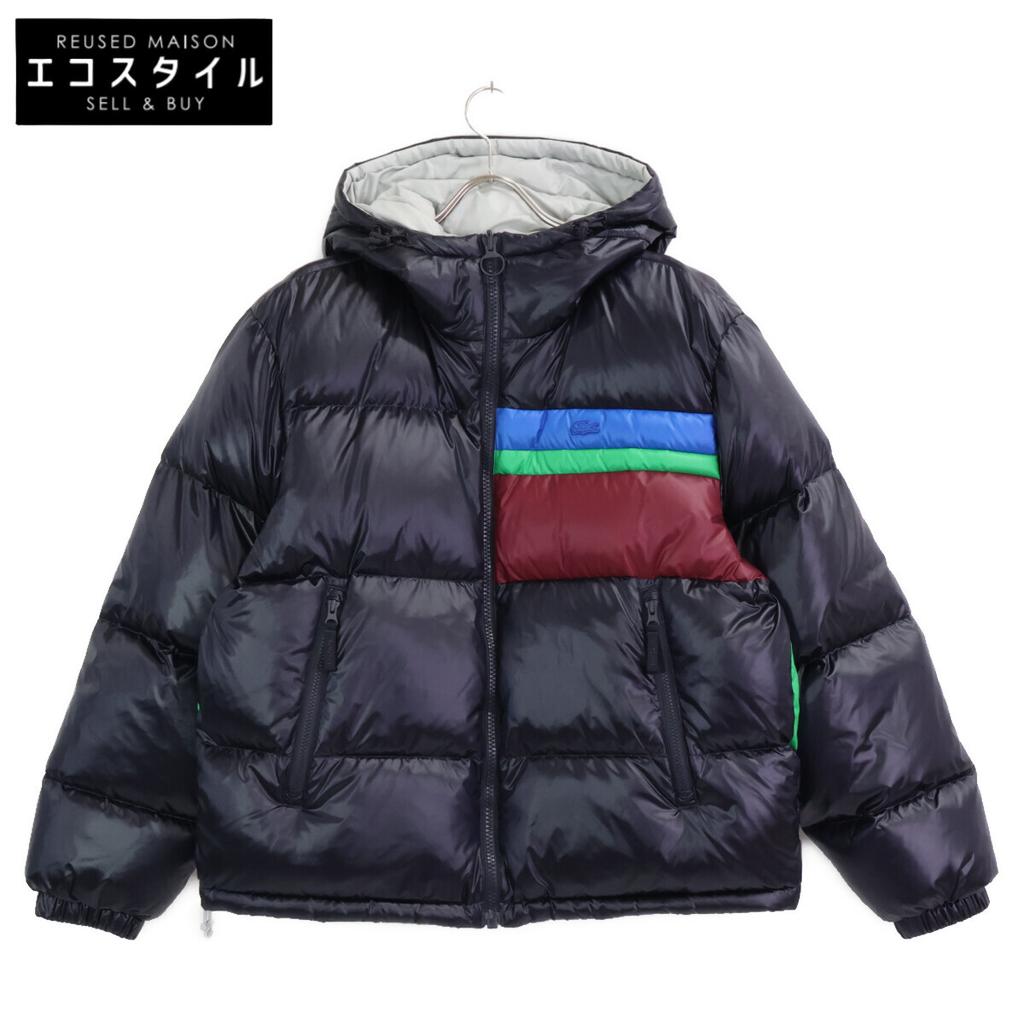 Lacoste Navy Reversible Down Jacket Jacket M NavyUsed