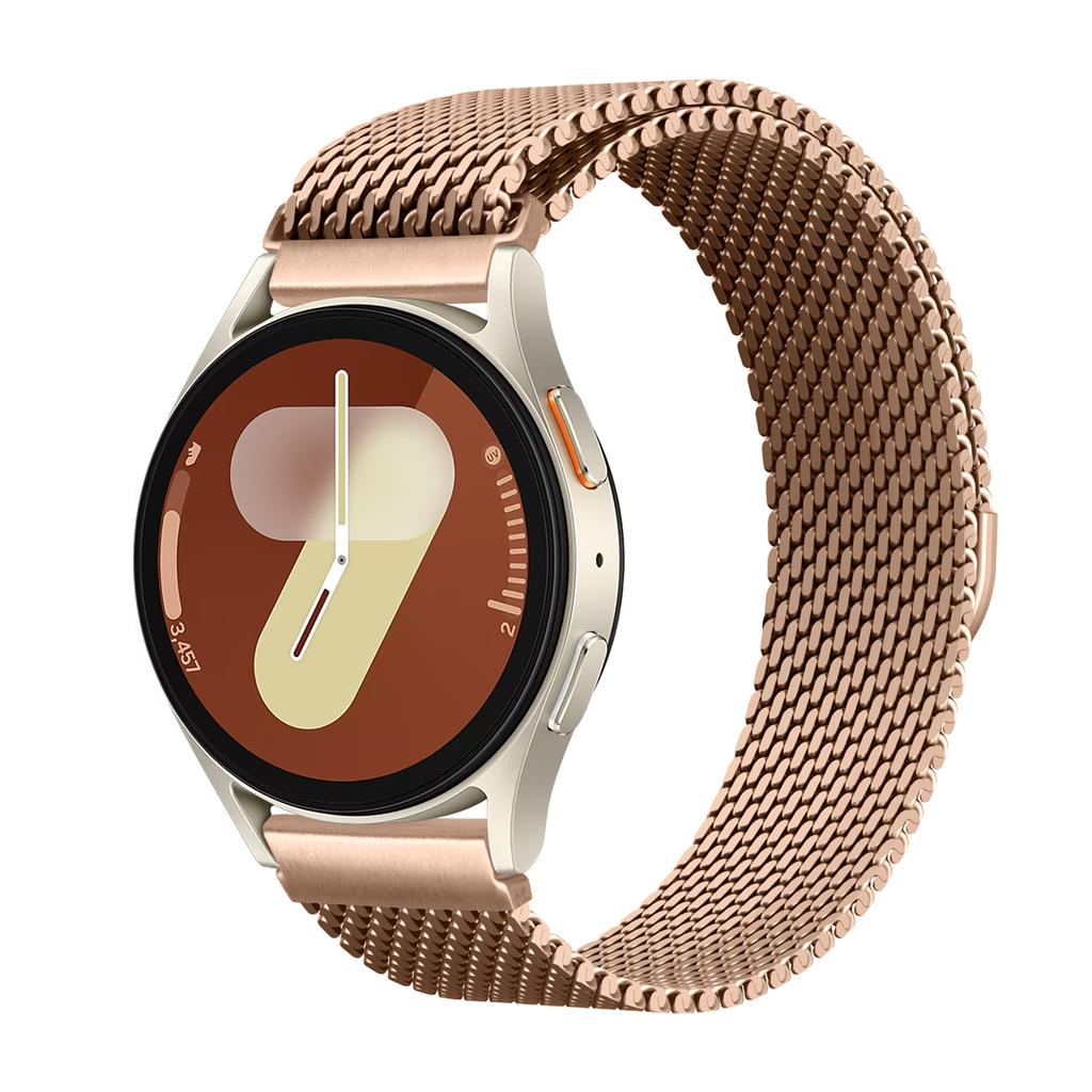 Thick Band for Samsung Galaxy watch 7/6/5/4/classic/5 Pro/s3 44mm Milanese loop Bracelet Correa Huawei gt 3 4 5 20mm 22mm Straps