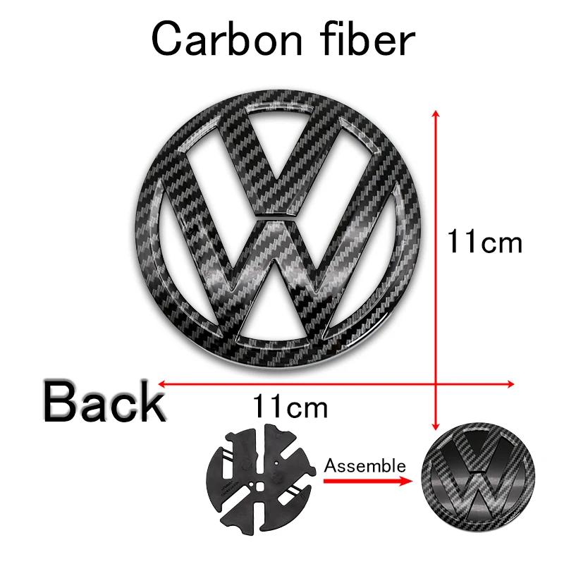 W241Pc For VW Polo 6 6C 2014-2018 Volkswagen Rear Trunk Lid Front Grill Badge Emblem Logo Decorative Auto Replacement Accessories
