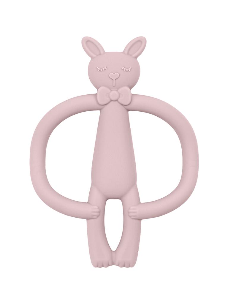 Color Kids 1PCS Silicone Teether Toys Baby Nursing Teether Gifts Newborn Cartoon Rabbit Teether Toys Teething Infant Chewing Toy