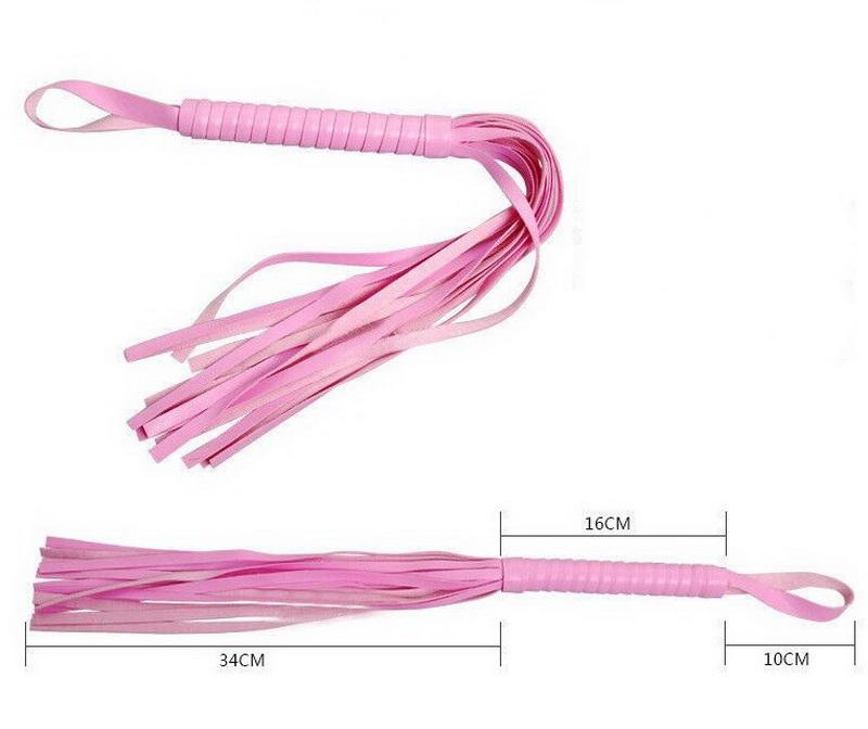 7 sztuk/zestaw PU Leather Sex Bondage Set Zabawki Przytrzymujące Sex Zabawki Kajdanki Wiązana Lina Bicz Kołnierz Zabawki Erotyczne