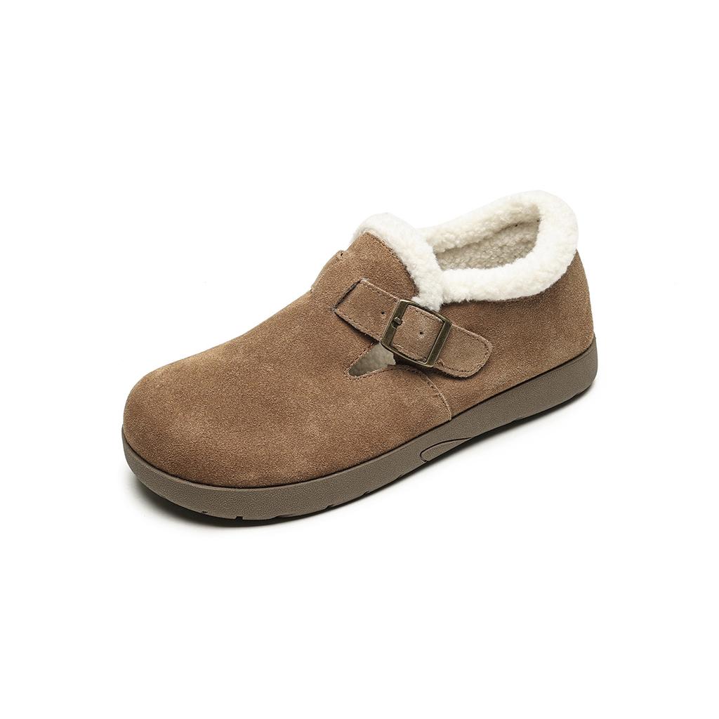 Thick-soled retro one-pedal outer wear bag head half slippers women's soft bottom