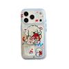 Red Apple Dog Magnetic Stickers for iPhone 17/16 Pro Max/15 Pro Case
