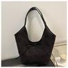 Fashion Bow Design Shoulder Bags for Women Vintage Faux Suede Ladies Commuter Underarm Tote Bag Female Large Capacity Handbags