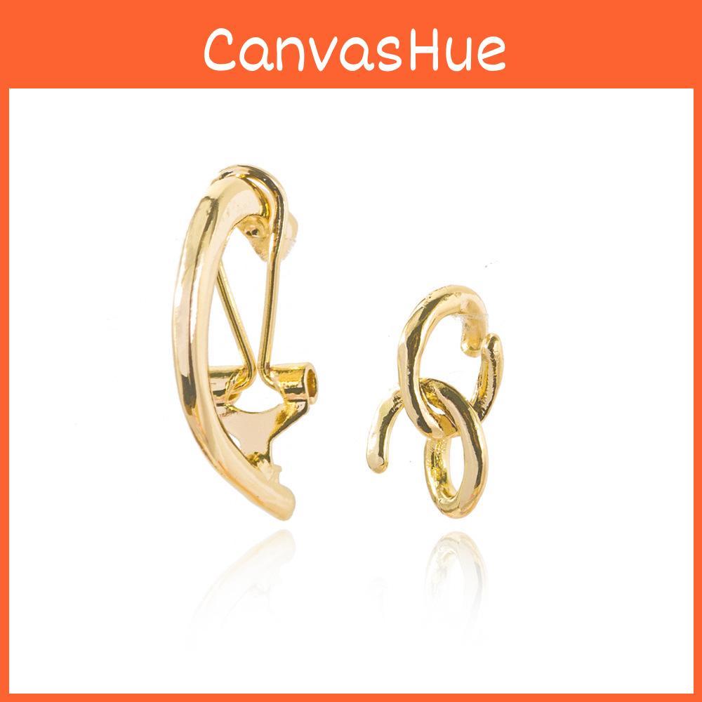 Unique Simple Design Geometric Alloy Ear Cuffs Non-piercing Fashion Accessory