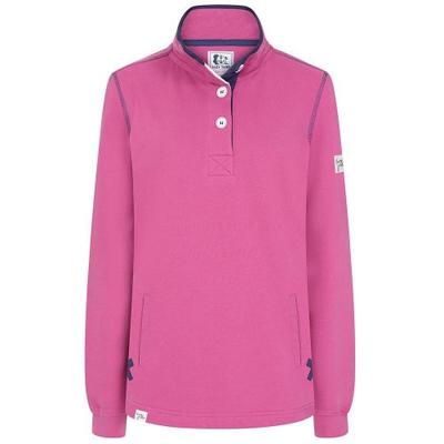 Lazy Jacks Womens/Ladies Button Neck Sweatshirt