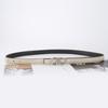 Lychee Pattern First Layer Cowhide Women'S Genuine Leather Women'S Belt Casual Pants Jeans Thin Two-Sided Belt Available