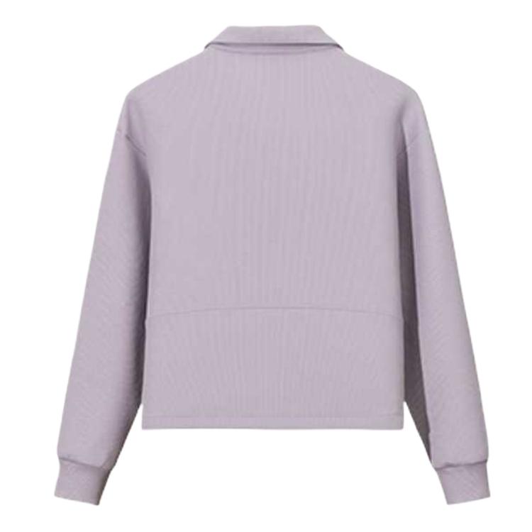 Anta Training Series Solid Color Loose Pullover Sweatshirt Women sweatshirt 162617714-4
